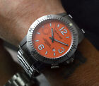 Glycine Rare 3819 Lagunare 1000ft/300m Eta 2824 30 Atm Orange Dial Full Set 46mm