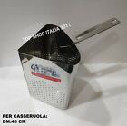 CESTELLO PASTA CUOCIPASTA SPICCHIO ACCIAIO INOX PER CASSERUOLA 36 E/O 40 2022 12