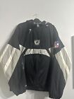 Rare Vintage USA Mitchell And Ness LA Raiders Pullover Puffer Jacket Sz XL