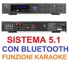 😍 AMPLIFICATORE 5.1 HOME THEATRE CINEMA CON BLUETOOTH CON FUNZIONI KARAOKE