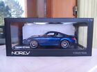 NOREV 1/18 PORSCHE 911 TURBO 2010 BLEUE