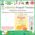 Erbamea Propoli Titolata 20 Compresse Effervescenti Integratore Alimentare