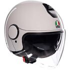 CASCO HELMET MOTO JET AGV ETERES MONO MATERIA WHITE BIANCO  TG M