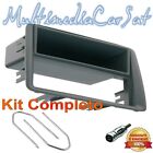 Mascherina Autoradio Kit Adattatore Fiat Panda Grigio Antracite Doppio Din 3290K