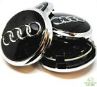 Set 4 Tappi Coprimozzo per AUDI Q7 Q5 A3 A4 A5 Borchie cerchi in lega 77mm