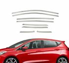 Profili strisce finestrini superiori acciaio cromo per Ford Fiesta VII 2017-