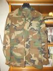 Us Army Jacket Woodland Coat Crewman Combat Class 1 Large Long