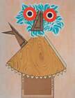 Enrico BAJ : Hibou, Lithographie originale