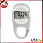 3D Pedometer Portable Step Counter with Carabiner for Walking Outdoor Activities