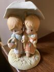 Betsey Clark 6" Girls Under Umbrella Special Times Figurine