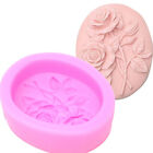 Stampo stampino forma DUE ROSE per sapone resina ceramica gesso cera fimo