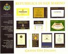 2005 Foglietto San Marino Grandi Vini Italiani Brunello Tocai Barolo Ferrari