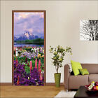 3D Colorful Lupins I296 Door Wall Stickers Wall Murals Wall Print Deco Erin 2023