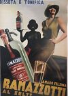 Boccasile Manifesto Poster Amaro Ramazzotti Seltz Vintage Originale