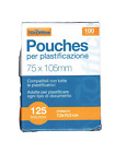 Pouches per Plastificazione 7.5x10.5cm 125 micron Box da 100 Fogli Nikoffice