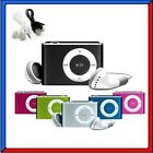 MINI LETTORE MP3 CON CAVO USB CUFFIE CLIP FINO A 8 GB MICRO SD MUSICA JACK 3.5mm