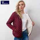 Giacca donna piumino cappuccio cappotto comodo caldo bordeaux morbido g177