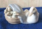 Lladro Mother Duck & 4 Ducklings