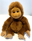 Vintage Hosung Brown Little Monkey Lost Beanie Soft Plush Toy 6” /15cm