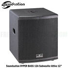 Soundsation HYPER BASS 12A Subwoofer Attivo 12" | 900 Watt amplificato SUB