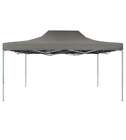 Gazebo Professionale Pieghevole 3x4m in Acciaio Antracite