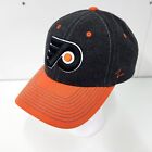 Official Philadelphia Flyers Cap, NHL Grey/Orange, Snapback, Zephyr The Hat