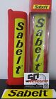 SABELT COPPIA CUSCINETTI CINTURE IMBOTTITURE TESSUTO ABARTH PUNTO EVO ROSSO