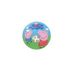 Cialda In Ostia Peppa Pig Con Pallone Decorazione Torta Dischi Commestibile