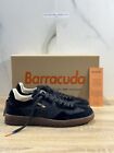 Barracuda Sneaker Uomo Camoscione Vintage Fully Made In Italy Nera 42