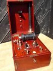 Antique Electric Shock Therapy Instrument in Wooden case by Schall & Son