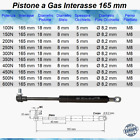 1 PISTONE A GAS MOLLA RICAMBI PER LETTO, MOBILI, FISSAGGIO A OCCHIELLO + SNODO