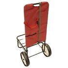 Carrello spiaggia Amicasa Maxy Pieghevole Rosso