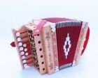 Organetto Accordion Akkordeon 2 bassi 11 voci Della Noce Squillo SOL Nuovo