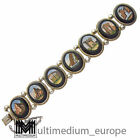 Millefiori Silber Armband Antik Mikromosaik Onyx Paste Glas silver micro mosaic