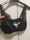 Reggiseno Bralette Intimissimi Nero 2 Pizzo Sexy Super Push Up