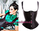 Corsetto bustino NERO panciotto burlesque stringivita donna underbust DL-162