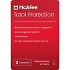 McAfee Total Protection  3 PC 1 Anno