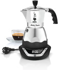 Moka Timer, Caffettiera Elettrica Con Timer Incorporato, 3 Tazze, Nero, ‎25 X 22