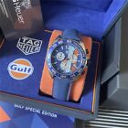 Tag Heuer Formula 1 Gulf Chronograph Quartz Blue Men s Watch CAZ101N FULL SET 43