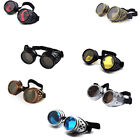 Steampunk Goggles Silver with Brown Lenses Cyber Vintage Retro Welding Glasses