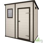 CASETTA RICOVERO ATTREZZI KETER MANOR PENT EFFETTO LEGNO BEIGE 183X111X200H CM