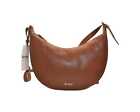 BARBOUR LAIRE LEATHER SLING BAG BROWN