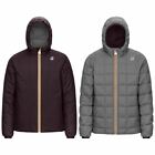 K-WAY JACQUES THERMO PLUS DOUBLE 2 360 € UOMO KWAY K111BEW ABU BROWN Blackened