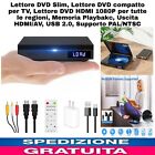 Mini Lettore DVD HDMI 1080P,Uscita HDMI/AV, USB 2.0,Supporto PAL/NTSC, Playbakc