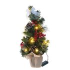 BIANCHI DINO - Albero di Natale da Tavolo Abete Decorazione Natalizia 10 LED 50