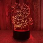 Anime Dragon Ball Z Super Saiyan 3D Lamp LED Night Ligh (text for which u want)