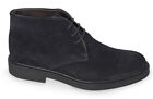 VALLEVERDE 28853 POLACCHINE SCARPE UOMO LACCI STRINGHE CAMOSCIO PELLE NAVY BLU