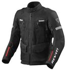 GIACCA JACKET MOTO REV IT REVIT SAND 4 TRE STRATI BLACK IMPERMEABILE H2O TG M