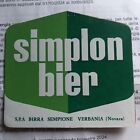 Simplon  Bier Birra Sempione Adesivo Verbania