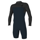 2023 O NEILL HAMMER 2MM L/A CHEST ZIP MENS SHORTY WETSUIT SLATE BLACK